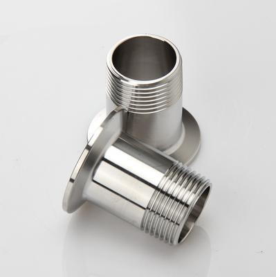 1/2" - 2" (Ду15-Ду50) Адаптеры для нагревателя Санитарные фитинги для труб из нержавеющей стали SS304 с наружной резьбой Tri-Clamp