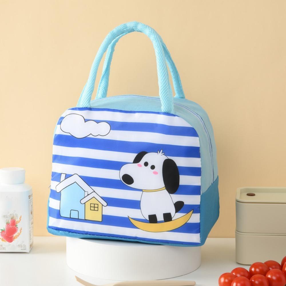 Cartoon Thermal Meal Tote Bag Thickened Portable Lunch Box Practical Food Storage Bag  School