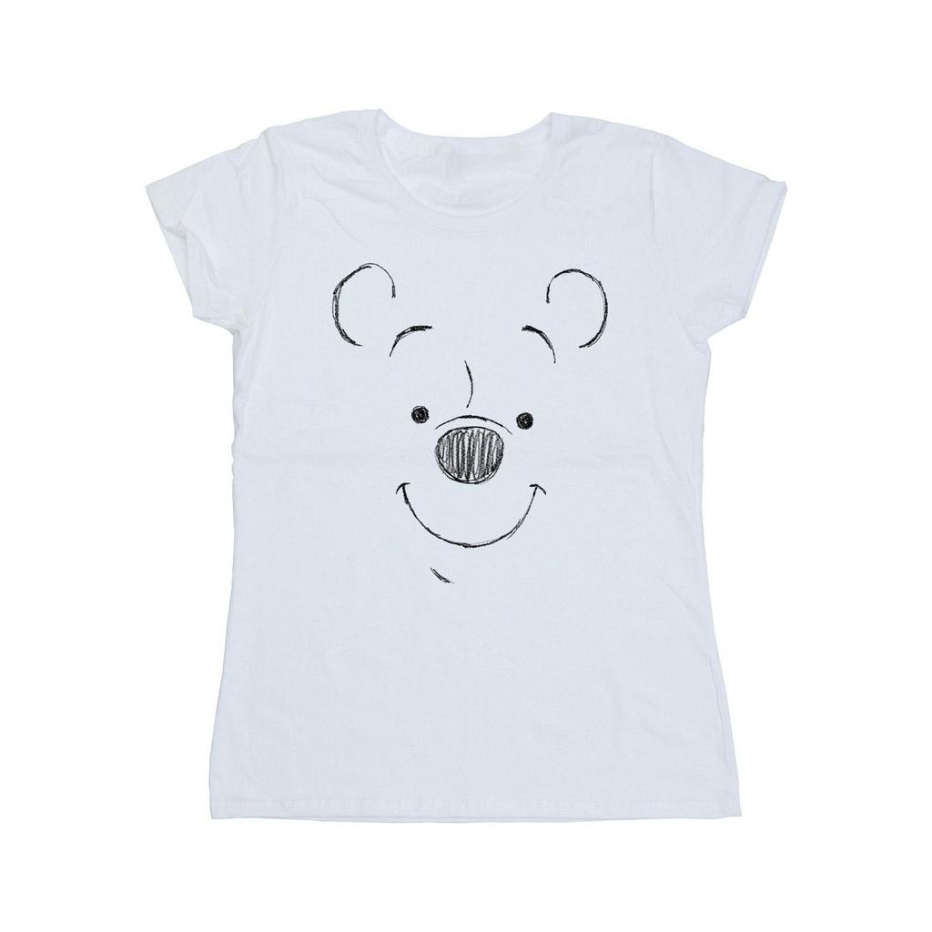 Disney Womens/Ladies Winnie The Pooh Winnie The Pooh Face Cotton T-Shirt