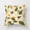 Office Living Room Home Pillowcase Simple Floral Retro Pillowcase Car Ornaments