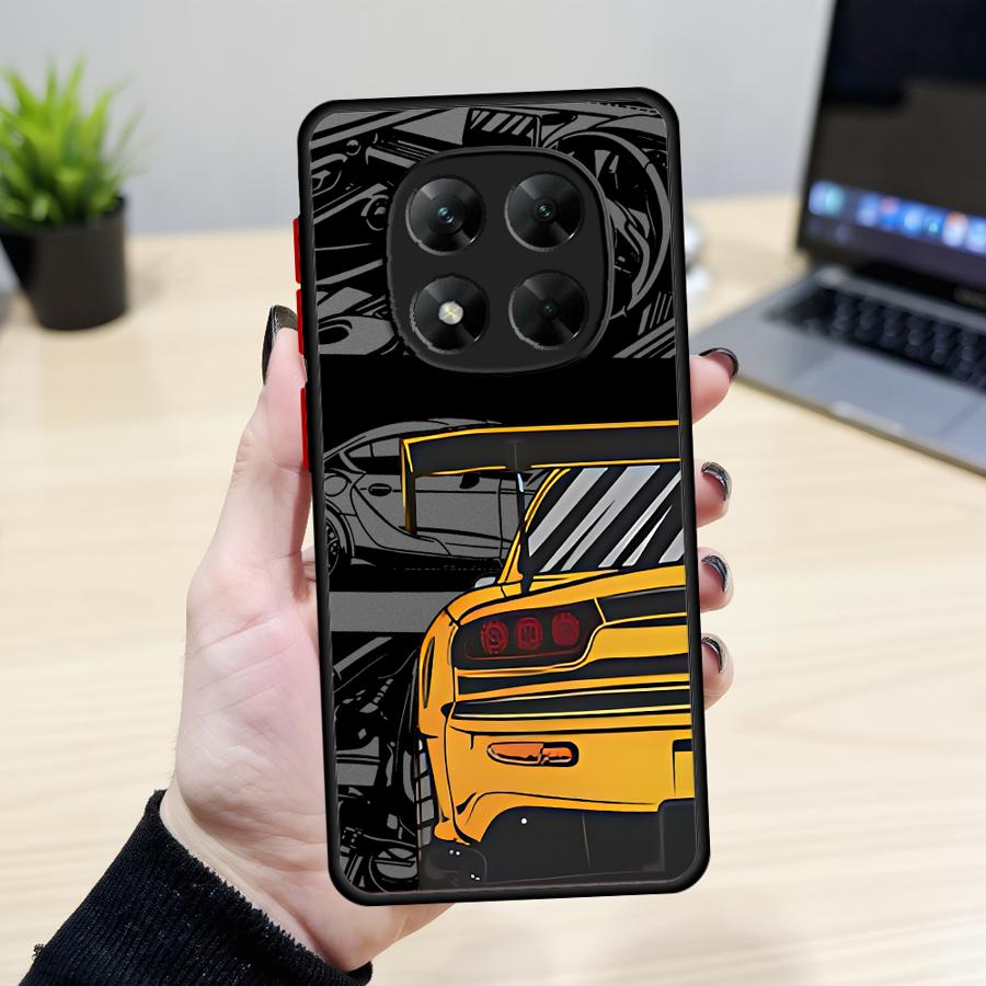 Япония Спортивные Автомобили Мягкий Чехол для Телефона для Xiaomi Redmi Note 9s 11 12 13 Pro Plus 11s 12S 10s 14 Pro