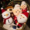 Unique Customizable Plush Christmas Dolls Santa Snowman And Grandma In Various Sizes For Seasonal Cheer
