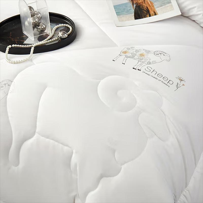 Donald Home Textiles Athens Ginger Fiber Wool Quilt