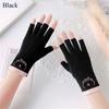 Thin Sun Protection Gloves Elastic Cotton Gloves Fashion Anti-UV Mittens  Women Girls