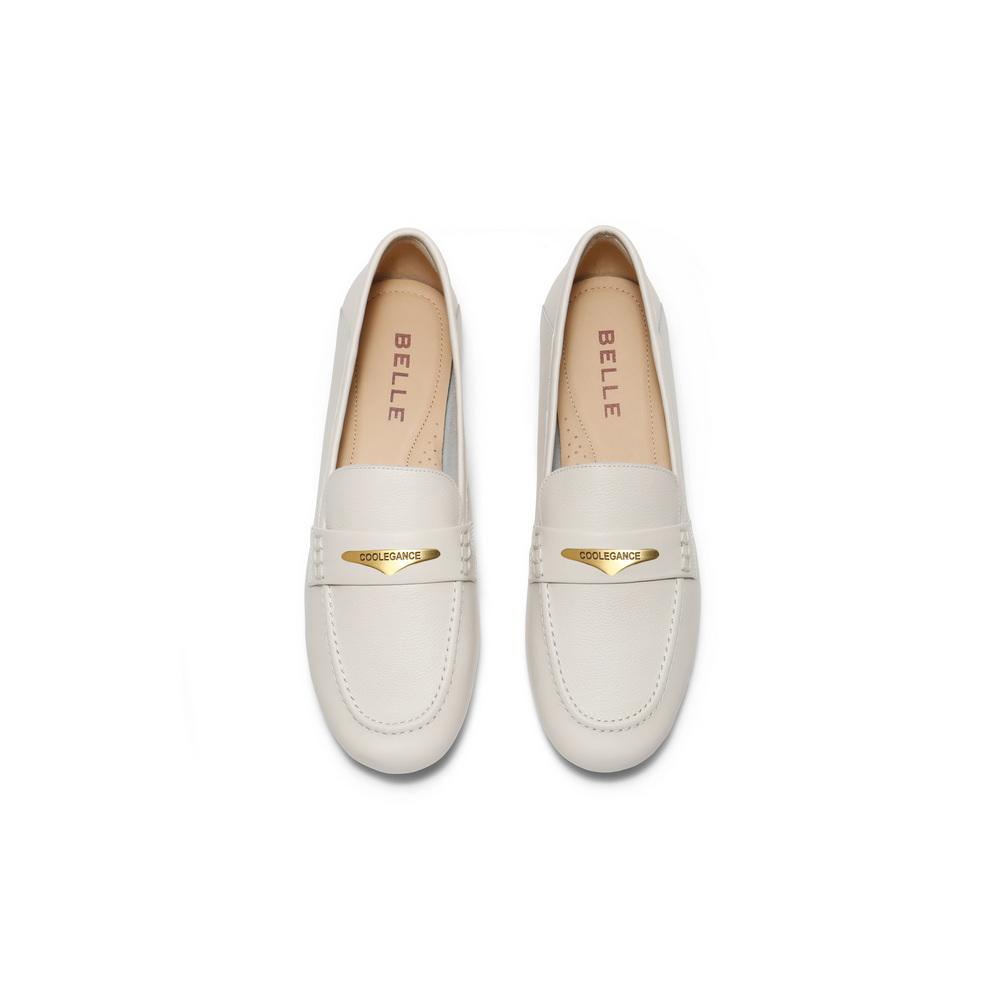 Belle Minimalist Temperament Penny Lefu Women's 2025 Spring New Texture Commuting Soft Soled Lefu Shoes