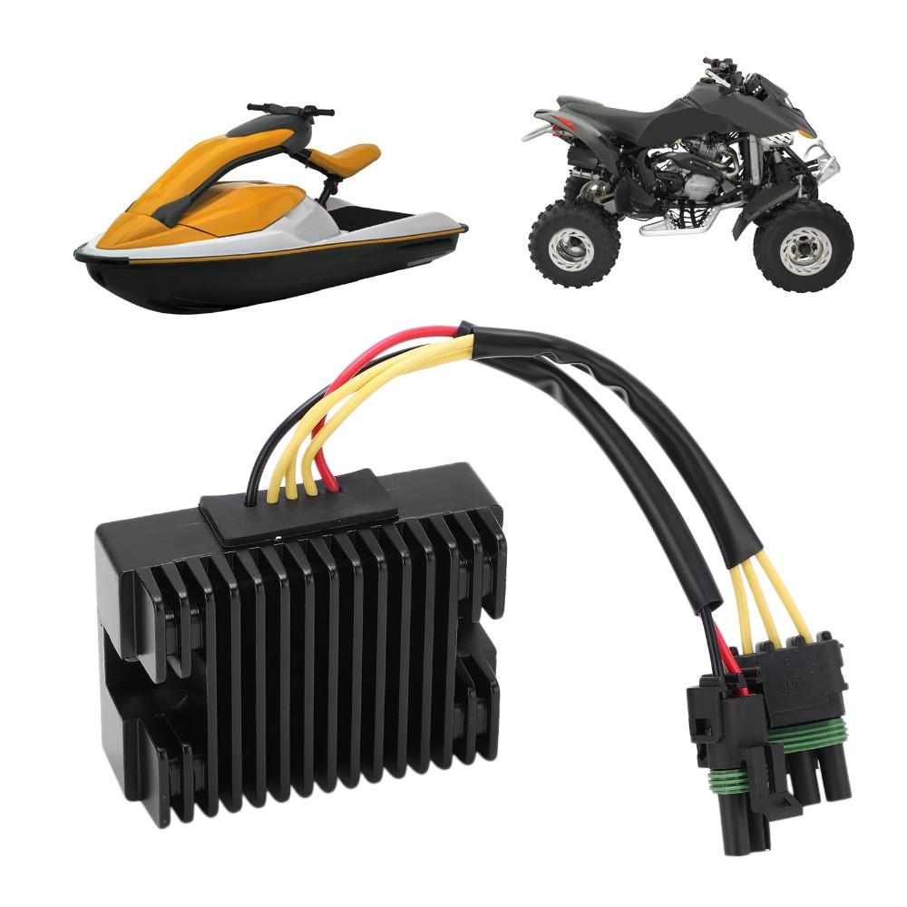Black Replacement Voltage Regulato High Output Boat Voltage Regulator  For SeaDoo GTX