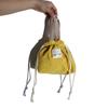 Food Storage Bags Dinner Container Canvas Small Handbag Lunch Box Drawstring Picnic Tote Lunch Bag