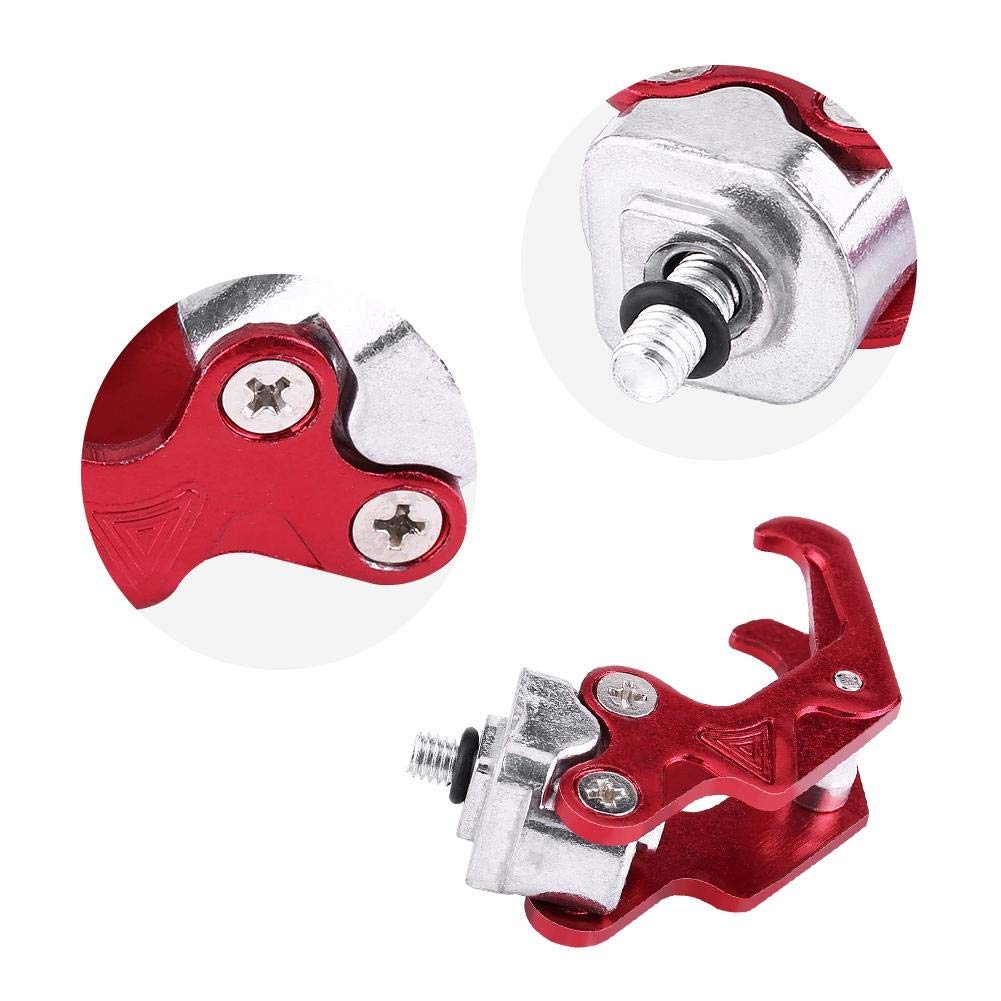Xuuyuu. Motorcycle Convenience Store Hook, General Purpose, Carry Helmet, Small Items, Aluminum, Durable (Red)