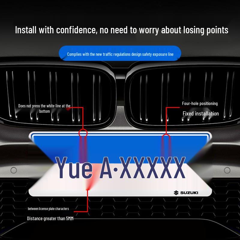 Держатель номерного знака Suzuki - Совместим с Vitara, Swift, Alto düzenleme
