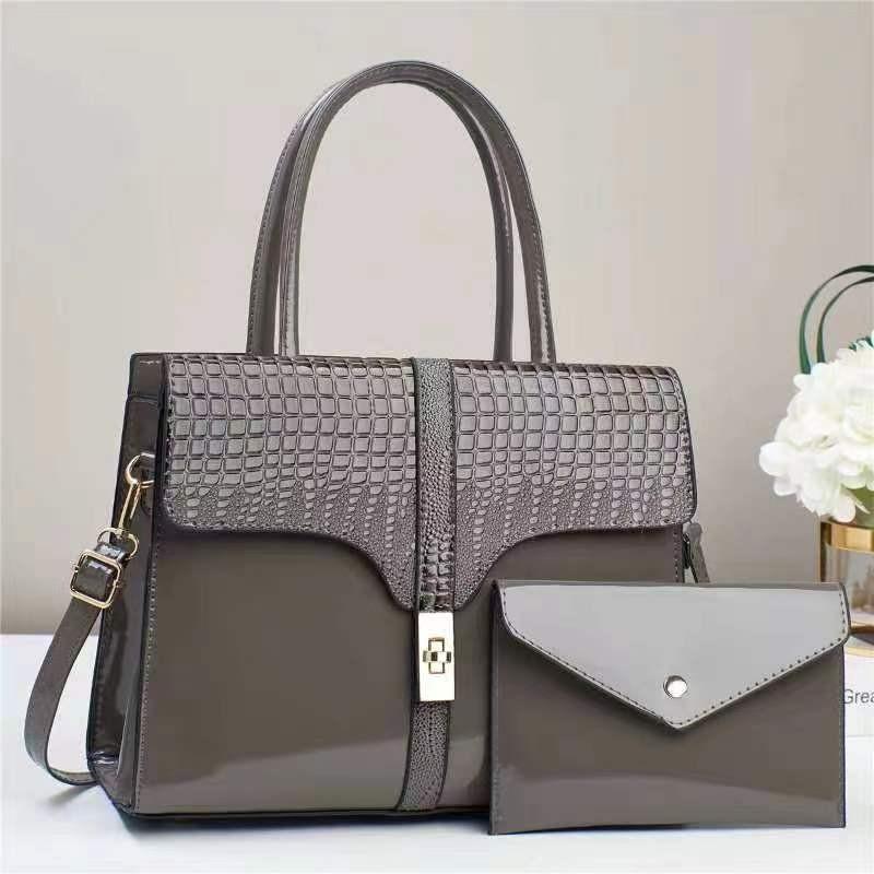 Шикарная универсальная сумка-ведро из искусственной кожи для женщин со стильными пайетками в оттенках хаки, черного и розового