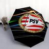 Зонт-трость PSV Eindhoven, автоматический, портативный и складной дизайн, 8 спиц, рождественский или день рождения.