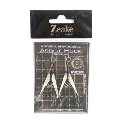Zeake Вспомогательный крючок Double Fish Skin SLJ 2 в упаковке S (Размер 6) (3056)