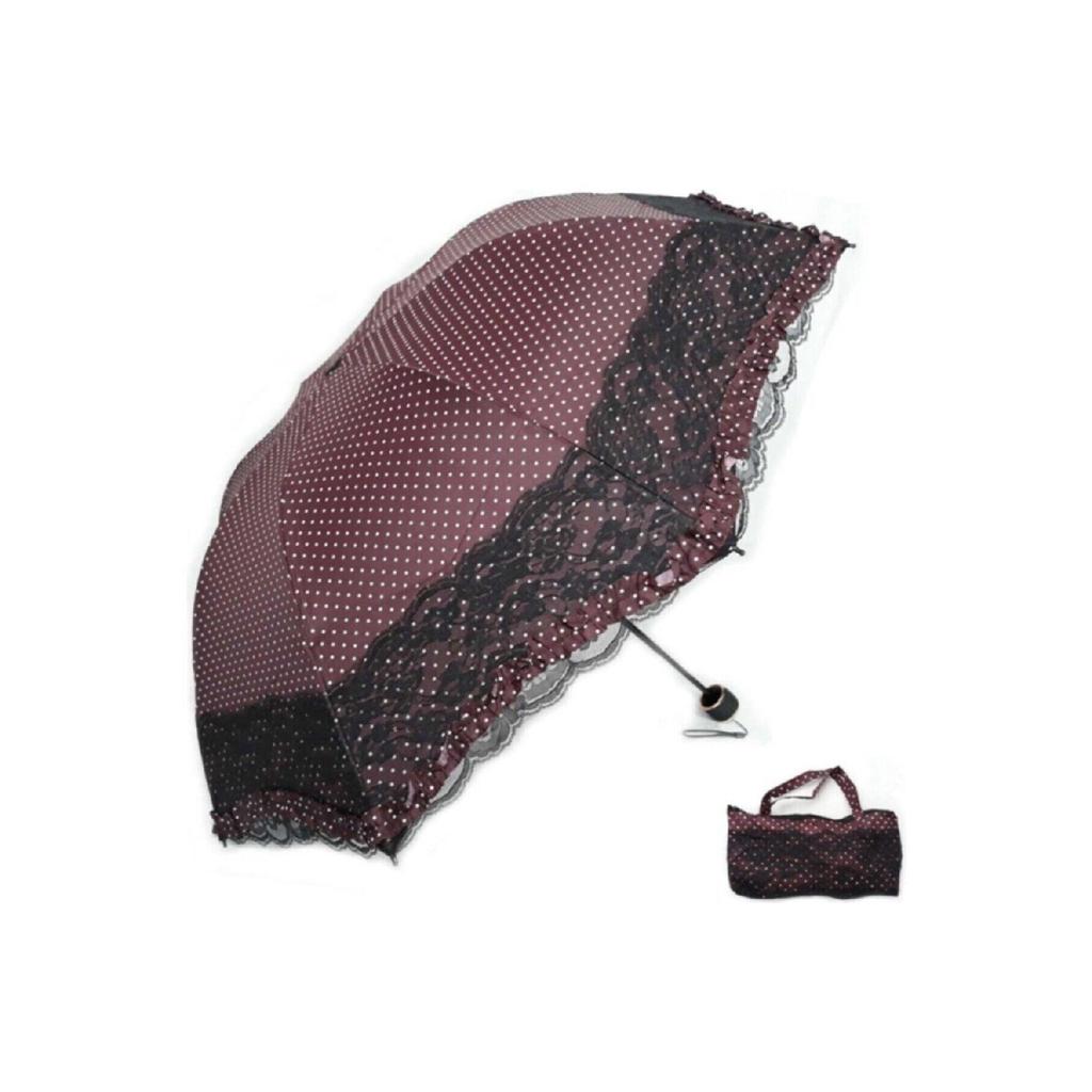 Роскошный небьющийся женский зонт с сумкой для переноски, черный