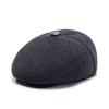 Men's Winter Warm Leather Baseball Cap with Ear Protection
