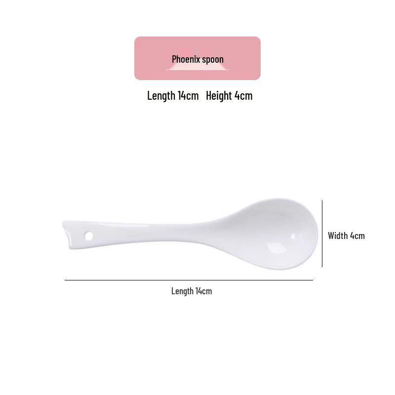 Белый керамический половник с длинной ручкой - Устойчивый к царапинам, большая суповая ложка для коммерческого и бытового использования