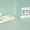 1Pcs Black/Silver Tissue Stand Vertical Napkins Rack Durable Roll Paper Towel Holder