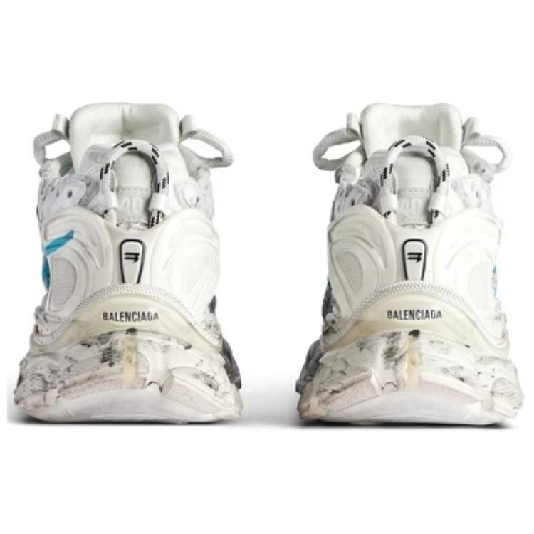 Balenciaga Кеды на шнуровке с принтом логотипа Женские 772767W3RBQ9040