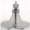 Women Sexy Sleepwear Long Lace Dress Robe Nightwear Gown