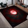 Olympiacos F.C Flannel Pattern Square Carpet,Area Rug,Carpet Rug for Living Room Bedroom Sofa Playroom Decor,Non-slip Floor Mat