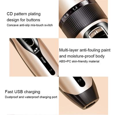 Набор машинок для стрижки волос Rose Gold для мужчин, триммер для волос с Т-образным лезвием, набор для стрижки и ухода за волосами, аккумуляторные машинки для стрижки волос, бритва