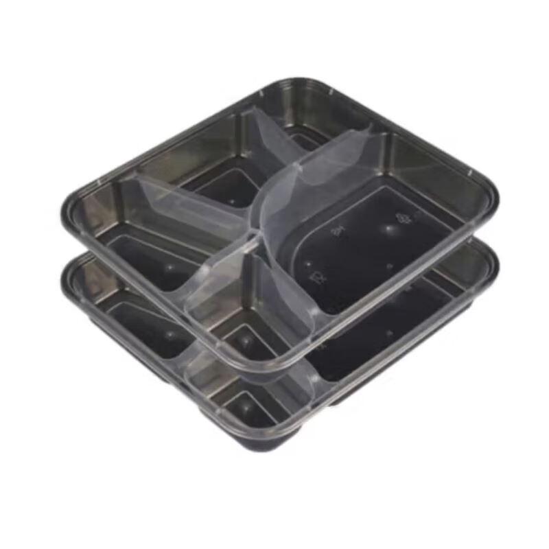 Hansheng Disposable 5-Compartment Lunch Boxes