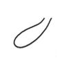 Colantotte Necklace Luce Matte 120 LL ABARN01LL Black