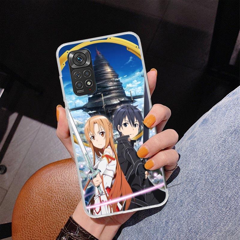 Sword Art Online Anime Phnoe Case for Phnoe Case for Xiaomi Redmi Note 15 14 14S 13 Pro Plus 12 12S 11S 11E 10S 10 11T 5G Unique