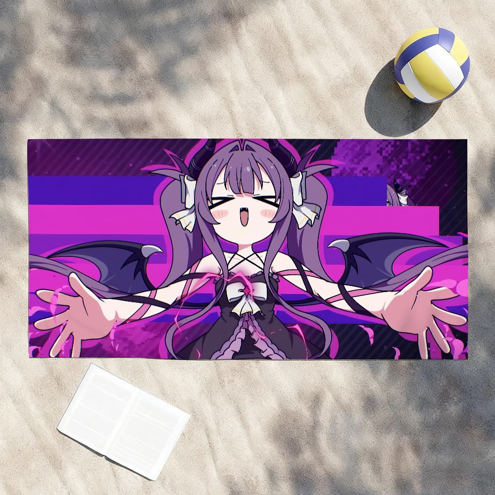 Игровое полотенце Y-Yunyun Syndrome для душа, сауны, путешествий, спа, быстросохнущее, аксессуары для спортзала, мягкие большие пляжные полотенца