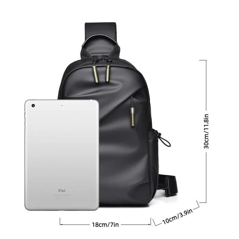 Модная мужская нагрудная сумка, дорожная сумка, повседневная мужская наплечная сумка через плечо, водонепроницаемая сумка-слинг, спортивная сумка