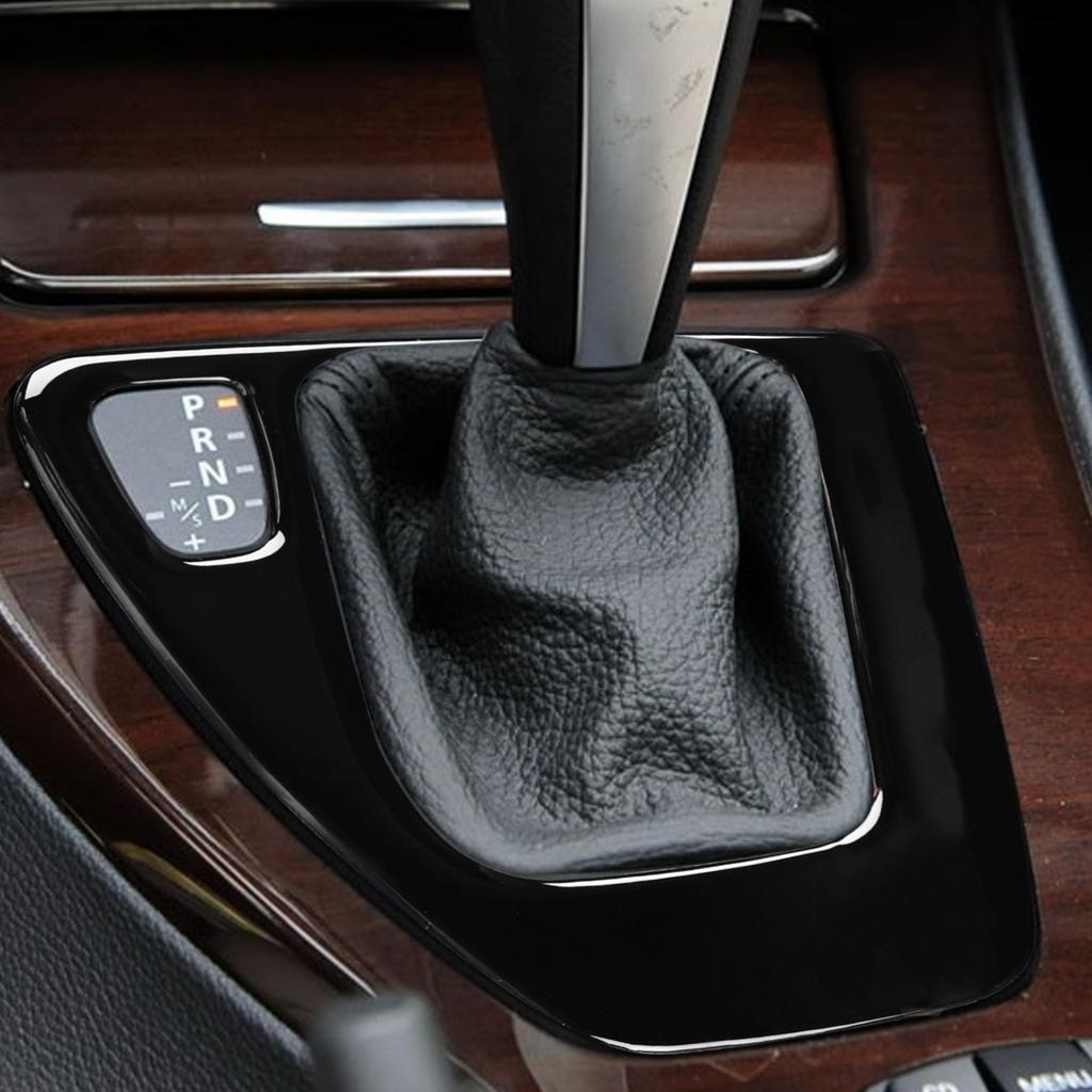 Для BMW 3 серии E90 E92 2005-2008 2010 2011 2012 Аксессуары Черная Декоративная Накладка на Панель Переключения Передач Салона Автомобиля