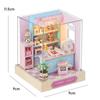 Miniature Doll House Handmade 3D Puzzle Assembly Building Model Kit Creative Room Bedroom Decoration With Furniture Wooden Craft