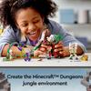 LEGO Minecraft Jungle Monster 21176 Игрушечный блок Подарочная видеоигра для мальчиков и девочек 8 лет и старше