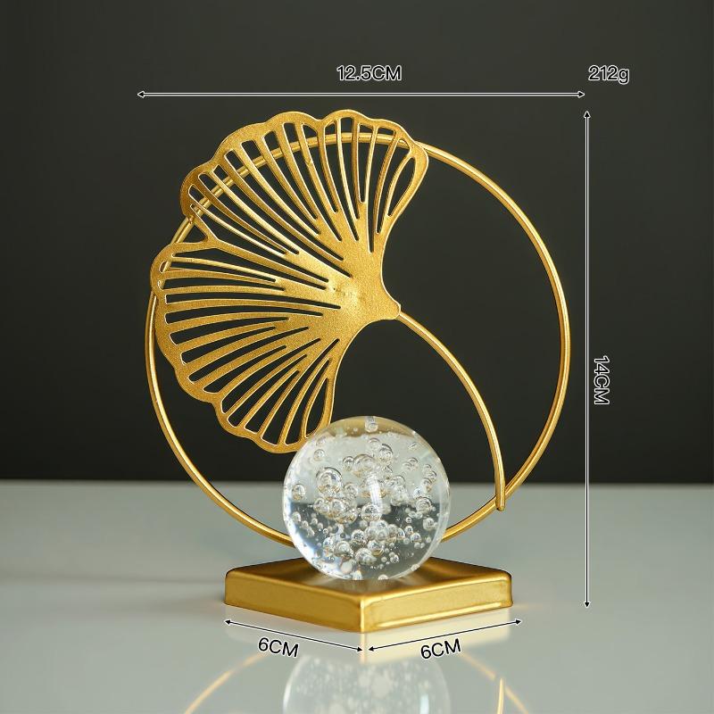 Creative Crystal Ball Ornaments for Home, Living Room, Office, Study, Entrance Hall and Wine Cabinet Decoration