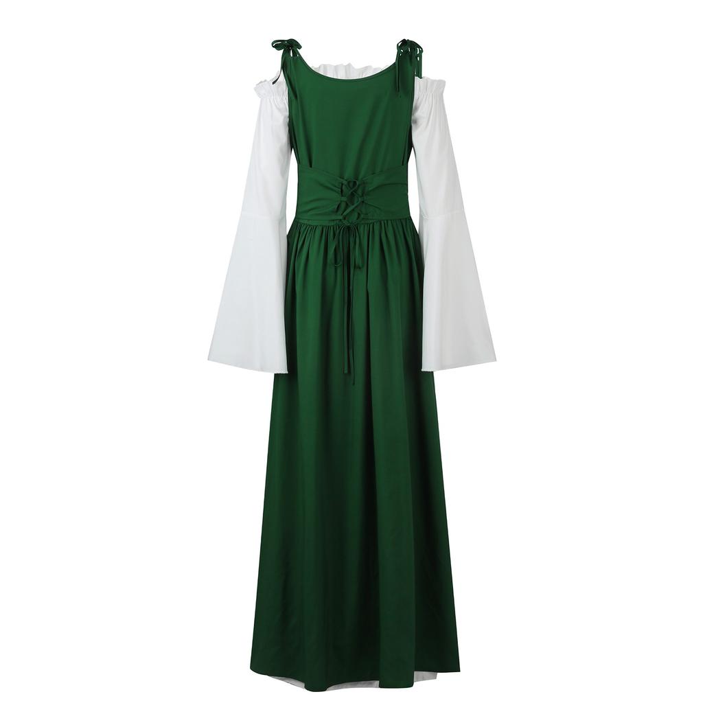 Женское однотонное платье с квадратным воротником и талией, двухсекционное платье Cos