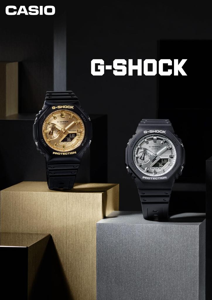 Casio Черные часы G-Shock GA-2100GB-1AJF Мужские