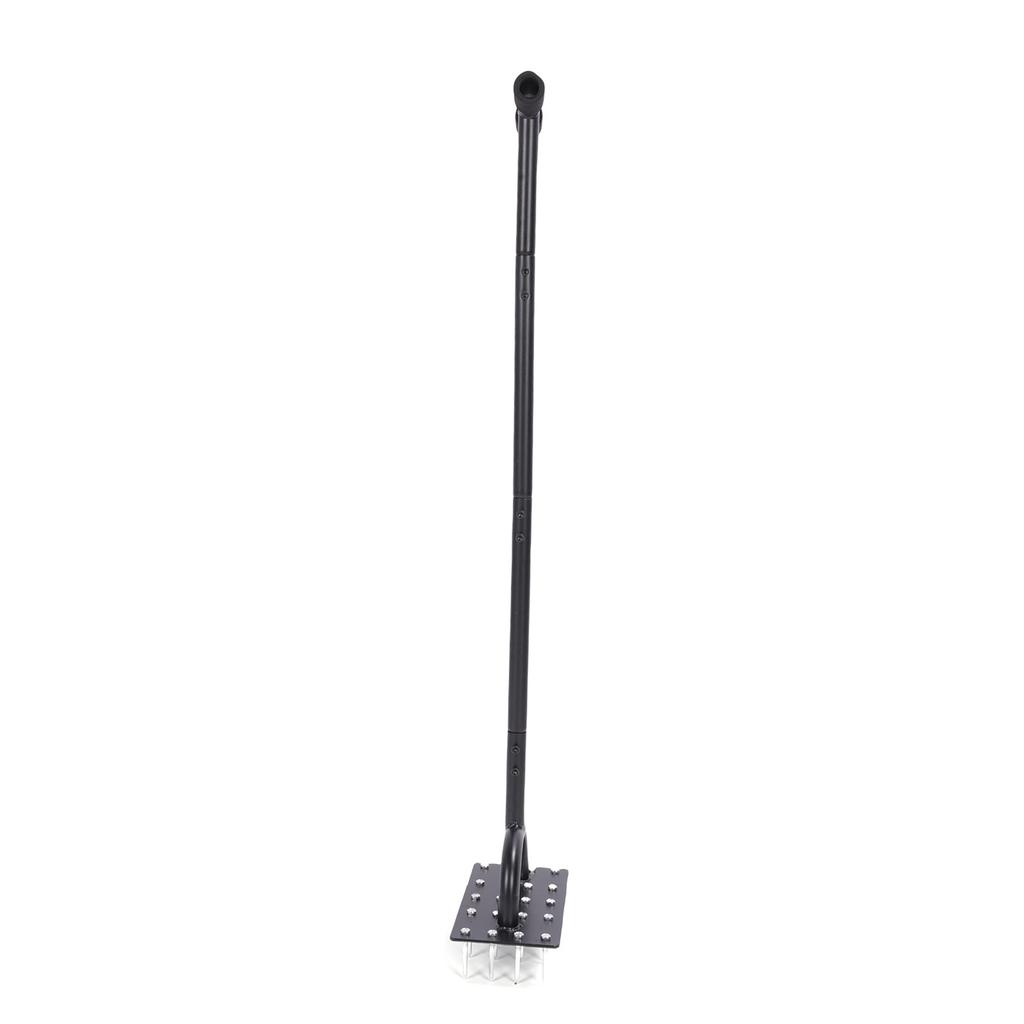 Lawn Aerator Spike 34.6 Inch Extended T Shaped Handle 20 Spikes Manual Lawn Aerator Tool for Yard