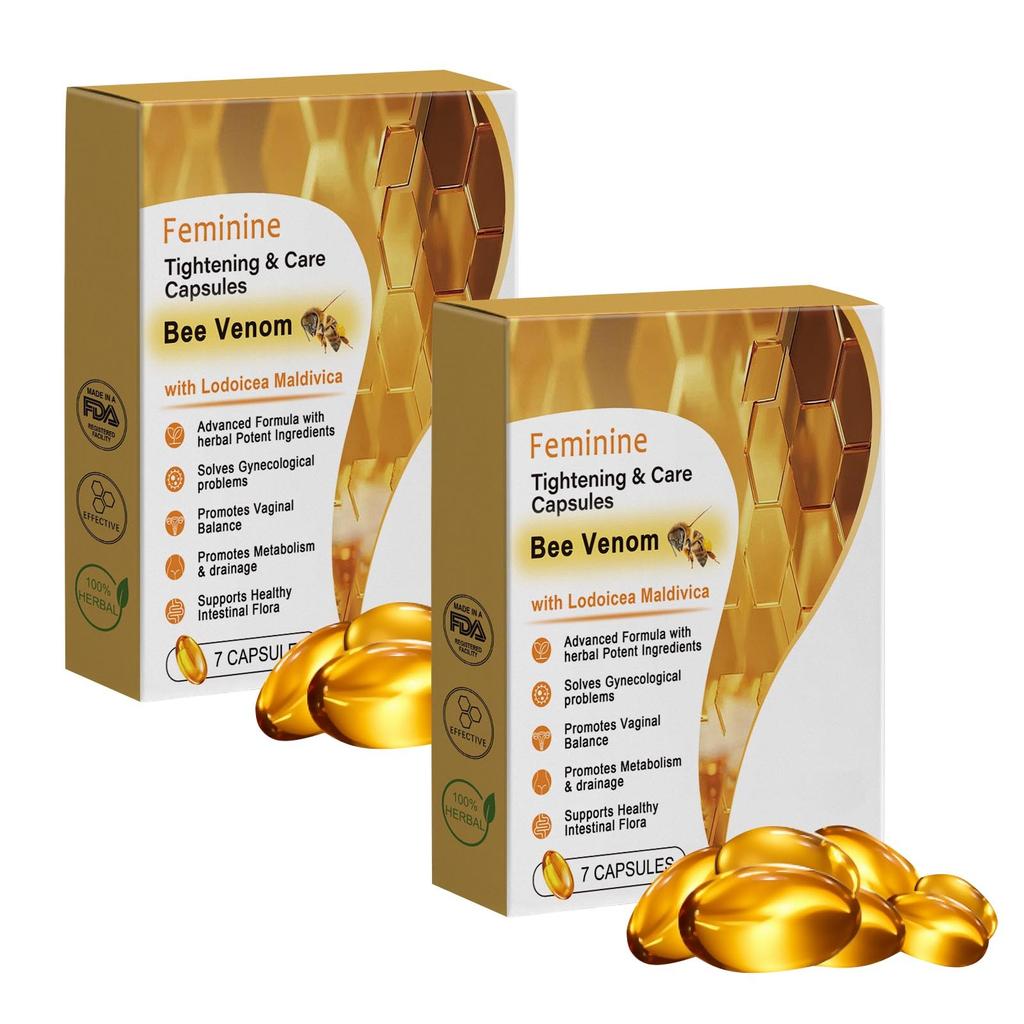 Bee Capsules Instant Itching Stopper & Slimming Capsules For Women Slimming Firming Capsules 1ml
