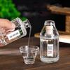 100 мл графин для виски прозрачная бутылка вина легко носить с собой графин для вина ликер