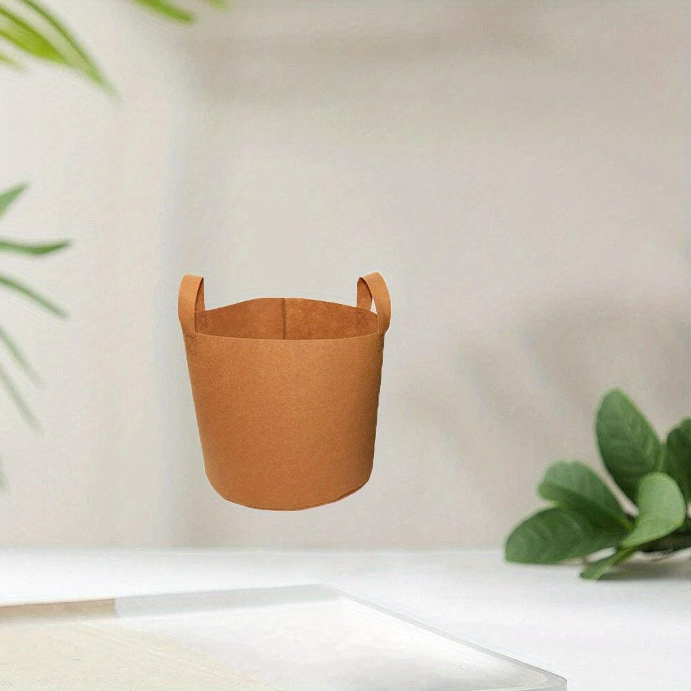 1 шт. нетканая сумка для посадки балкона, зеленая, серая фетровая сумка для растений, сумка для украшения розового горшка, зеленая сумка для украшения растений