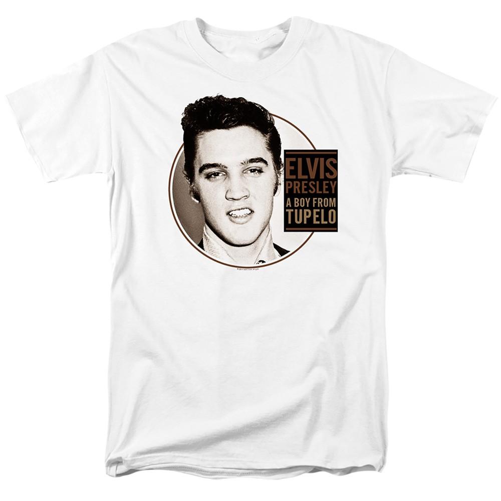 Elvis Presley - Tupelo - Adult Unisex Short Sleeve T-Shirt - White