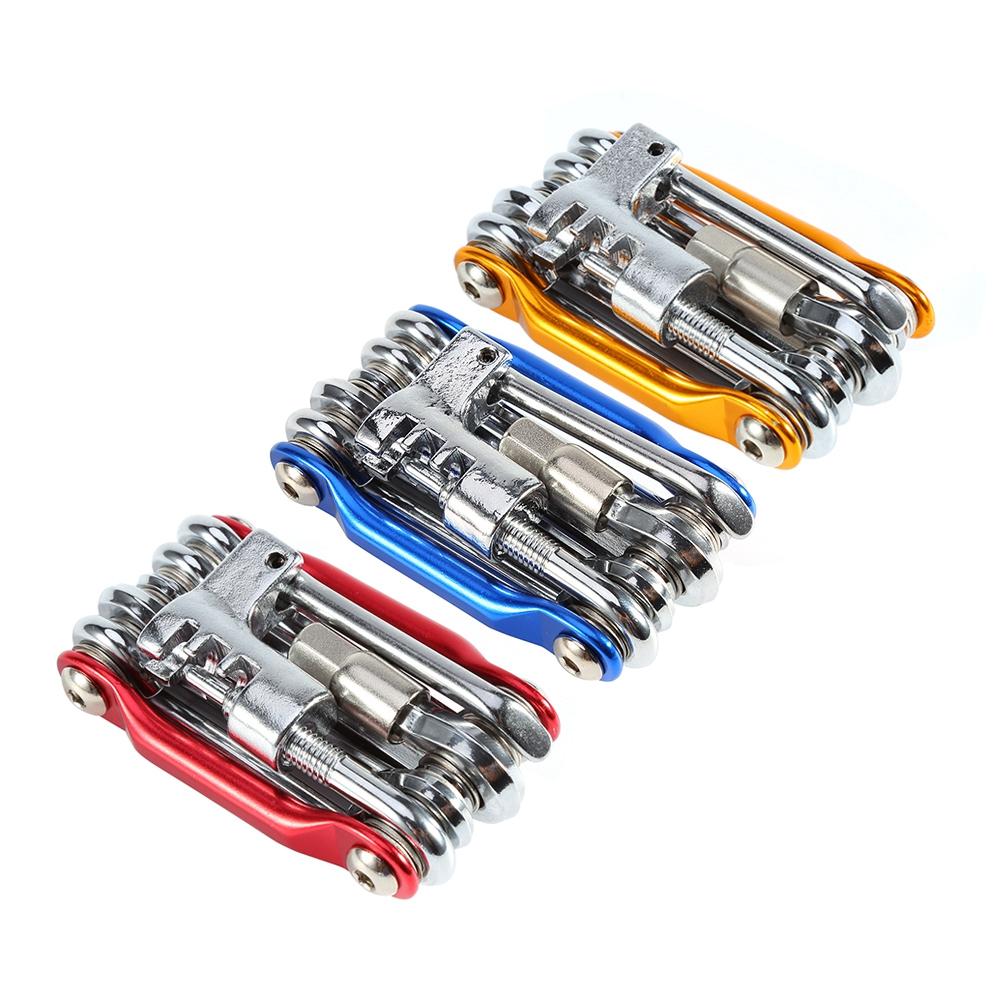 Инструмент для ремонта велосипеда 11 в 1 Transformers Велосипедный карманный многофункциональный складной инструмент