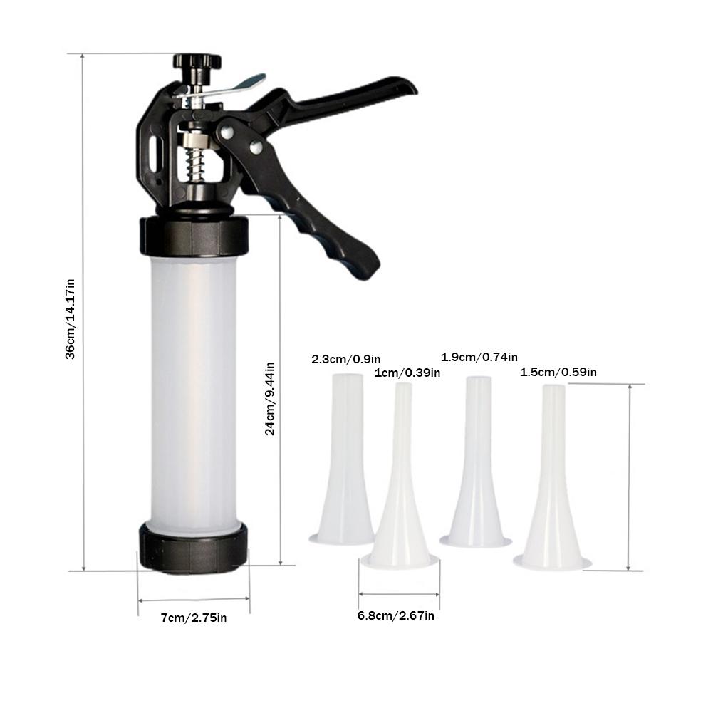 Manual Sausage Stuffing Machine Homemade Sausage Stuffer Sausage Meat Fillers Syringe Manual Meat Injector Tools Kitchen Gadgets