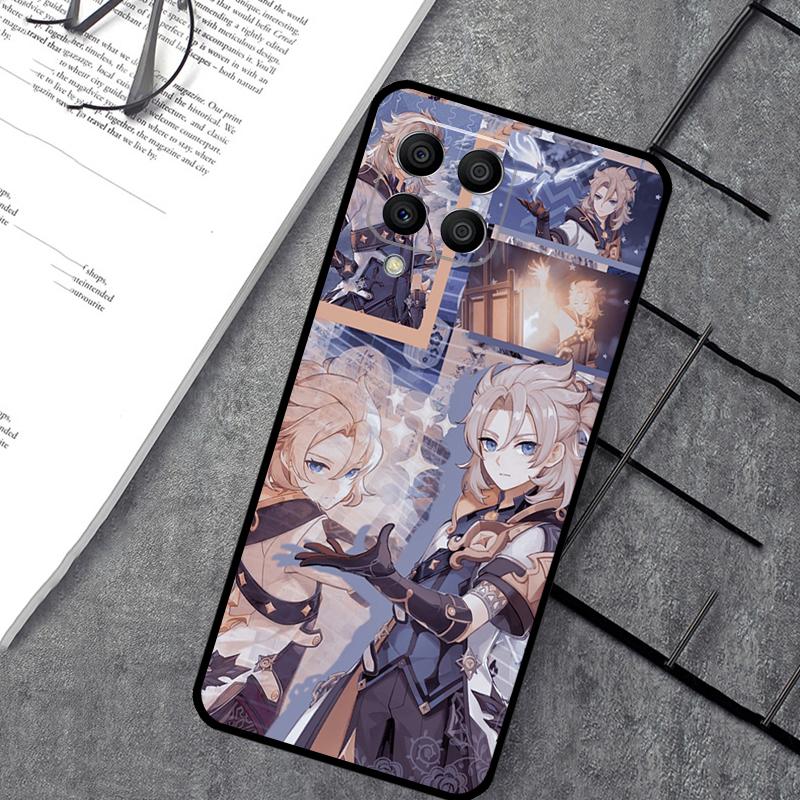Чехол Genshin Impact Albedo для Samsung Galaxy M15 M11 M12 M13 M14 M06 M16 M36 M56 M31 M53 M32 M52 M35 M55 M34 M54