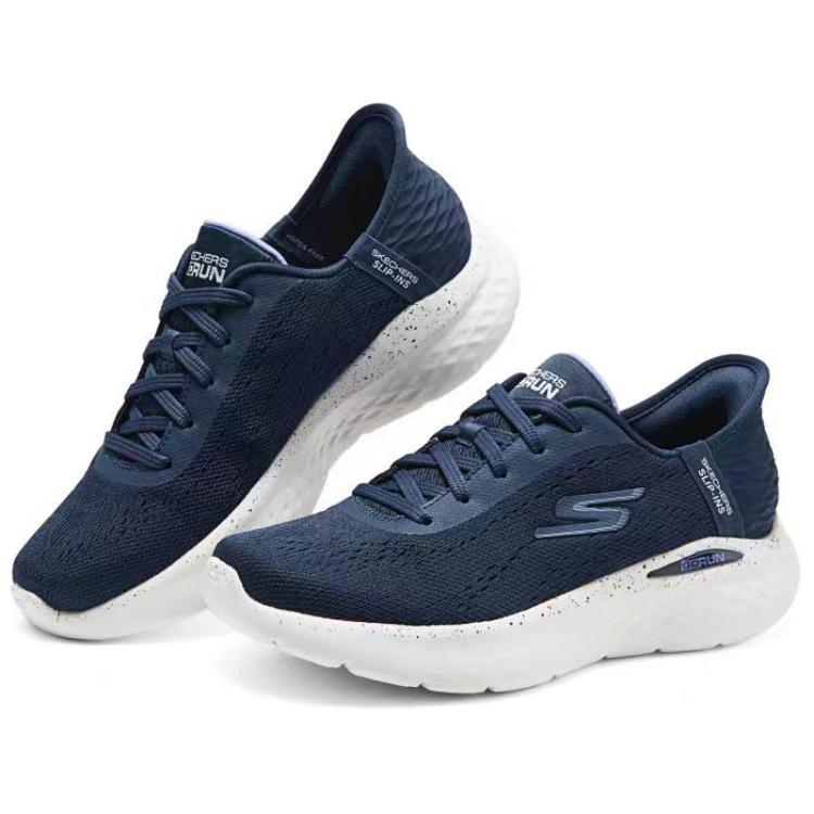 Skechers Серия Go Удобные Универсальные Низкие Кроссовки для Бега Женские Кроссовки Синие 129452-NVLV