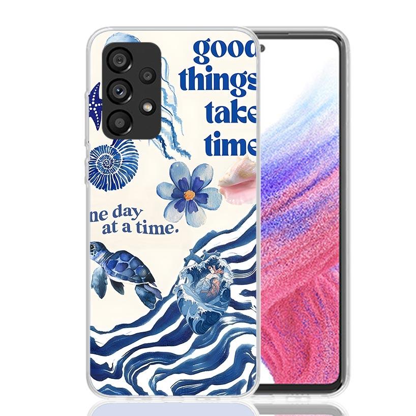 Чехол для телефона 'Морская звезда, Морская черепаха, Акула' для Samsung Galaxy A52 A32 A22 A12 A02S A50S A30S A51 A31 AA71 Note 20 Ultra 10 S10 P