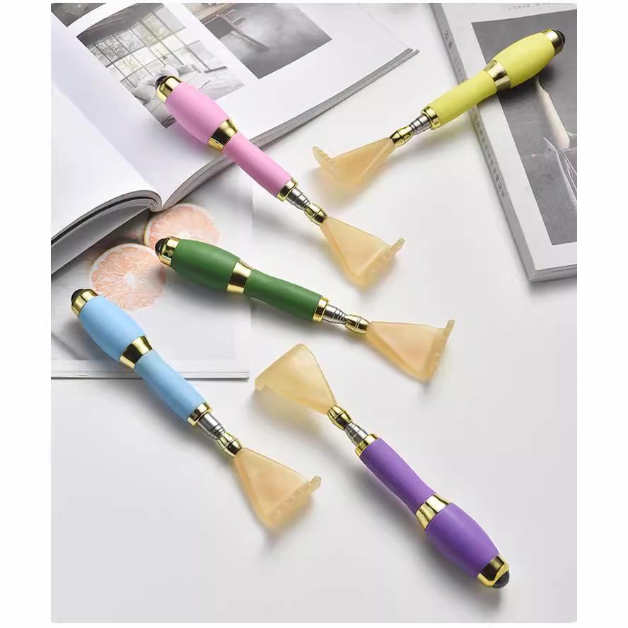 Телескопическая чесалка для спины из нержавеющей стали с магнитным массажем