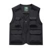 Весенний рабочий жилет с множеством карманов, V-образным вырезом, повседневный, для рыбалки