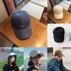 Sun Protection Baseball Cap With Wide Brim For Women And Men Cotton Embroidered Letter Design