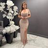 CY901111 European and American sexy suspender slim dress party dress long dress sleeveless women's clothing