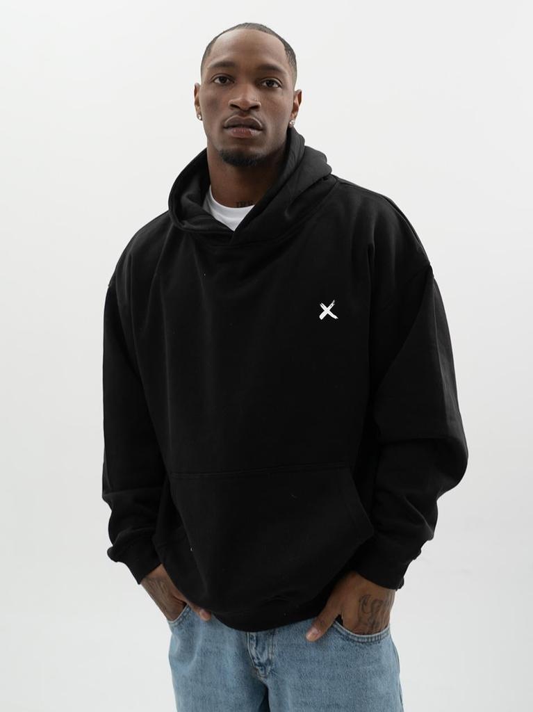 Men's Oversize Hoodie Black Point X Vice M